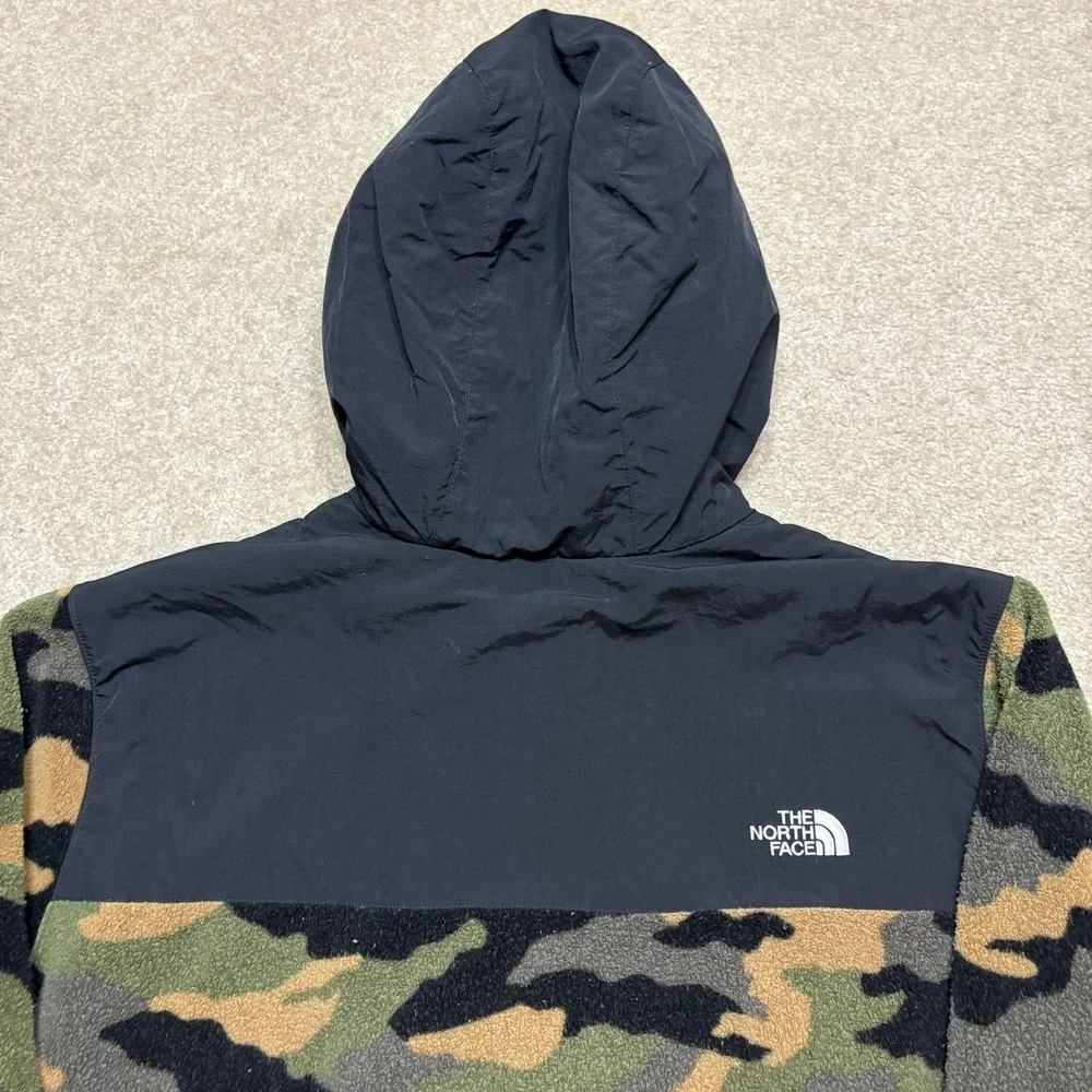 The North Face Denali Jacket Mens 2XL Green Camo‎ Anorak Hooded Gorpcore Winter